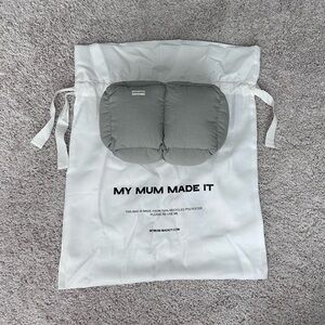 Gray Puffer Bag by My Mum Made It